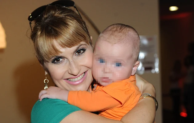 Katarzyna Skrzynecka z córką Katarzyna Skrzynecka z córką