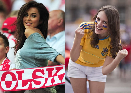 Miss stadionów Natalia Siwiec czy zagorzała kibicka z Ukrainy? Miss stadionów Natalia Siwiec czy zagorzała kibicka z Ukrainy?