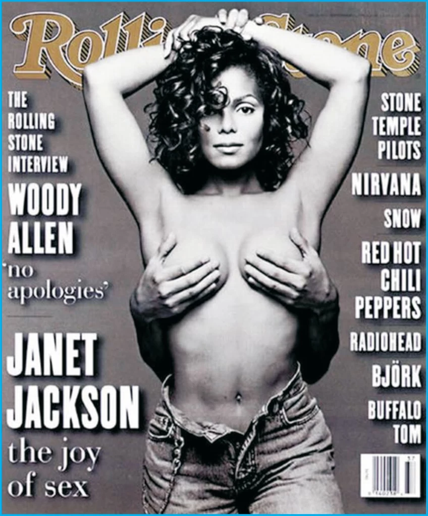 Słynna okładka Rolling Stone z Janet Jackson pasuje jak ulał do święta łapania za biust