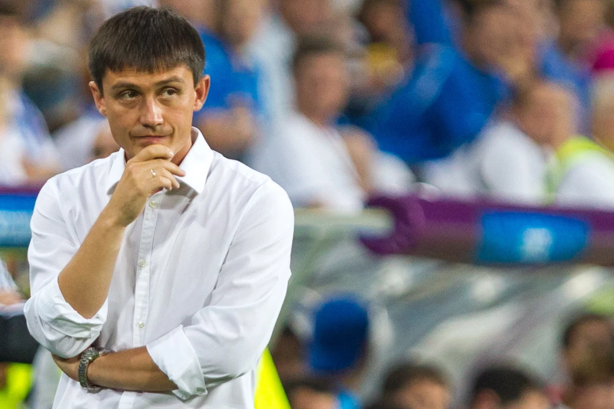 Trener Lecha Mariusz Rumak Trener Lecha Mariusz Rumak