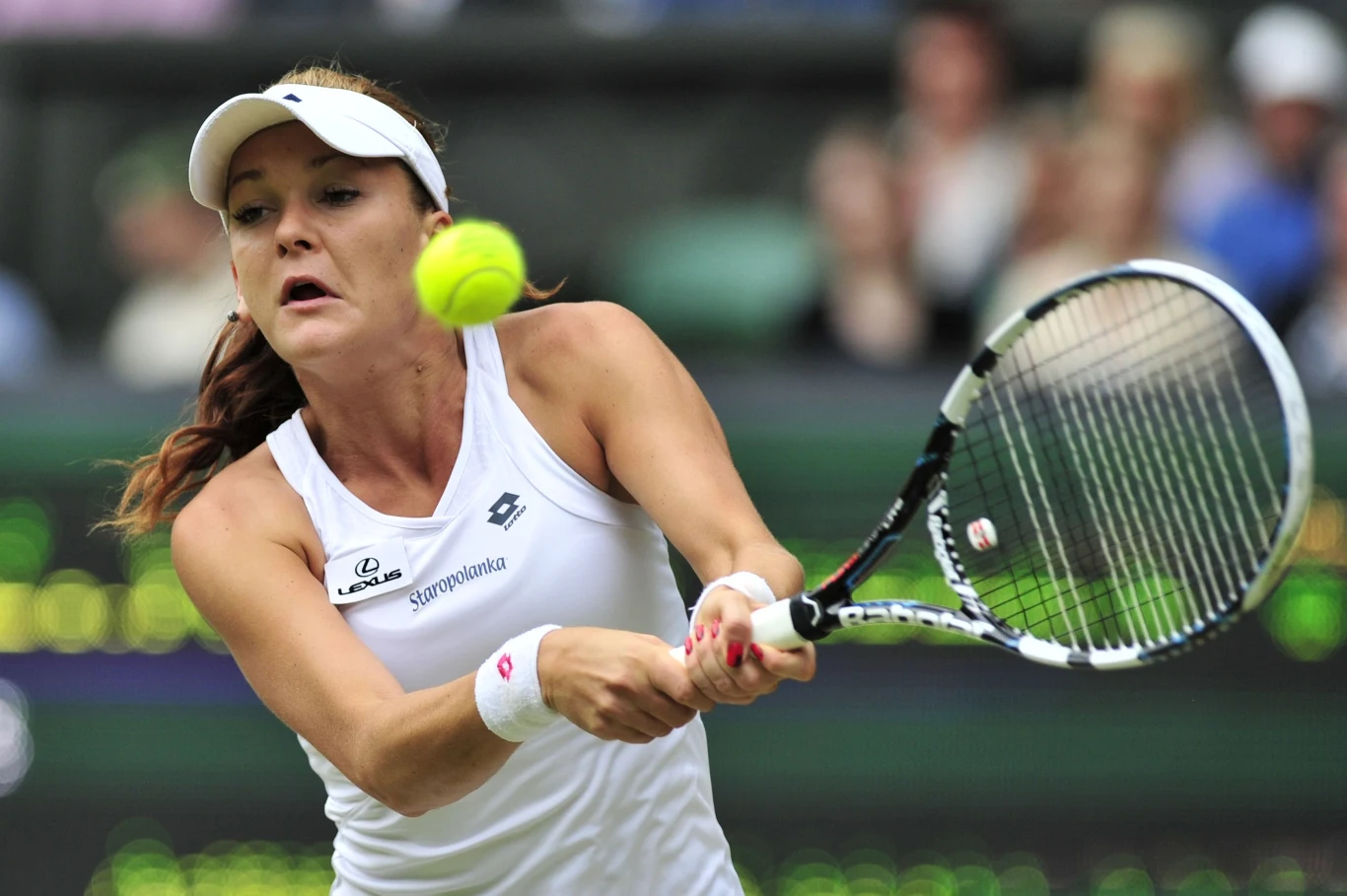 Agnieszka Radwańska w finale Wimbledonu mierzyła się z Sereną Williams