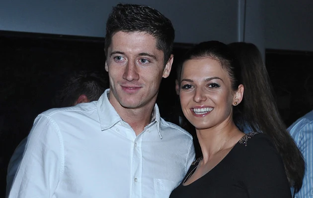 Robert Lewandowski i Anna Stachurska Robert Lewandowski i Anna Stachurska