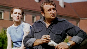 Kazimierz Kaczor jako Jan Serce z Joanną Pacułą, serialową Gabi