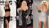 Christina Aguilera w 2000, 2010 i 2012 roku