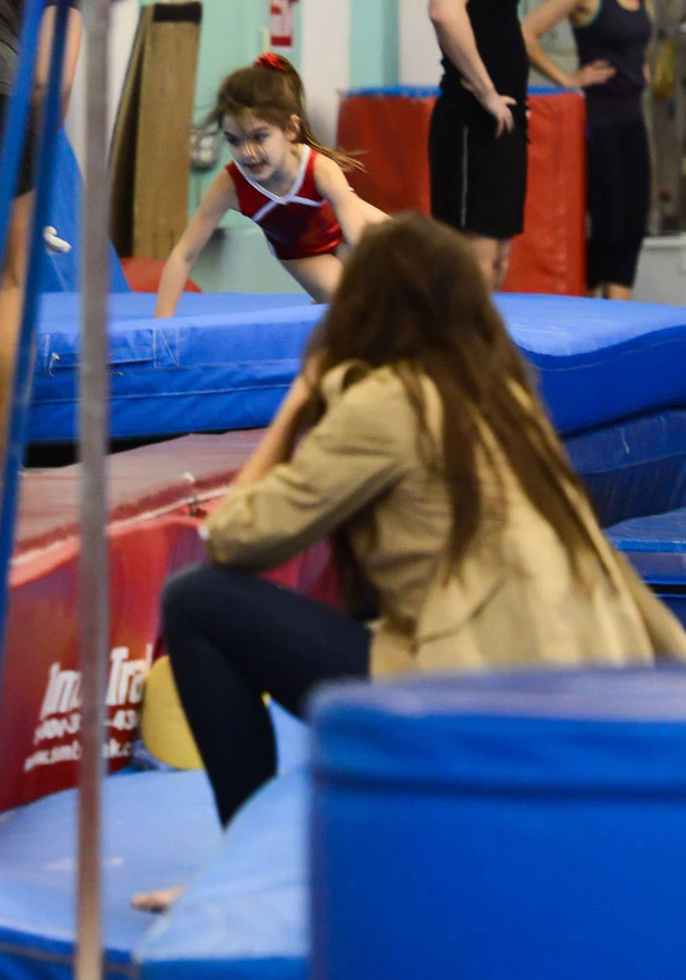 Przed wypadkiem Katie zabrała córkę na zajęcia z gimnastyki