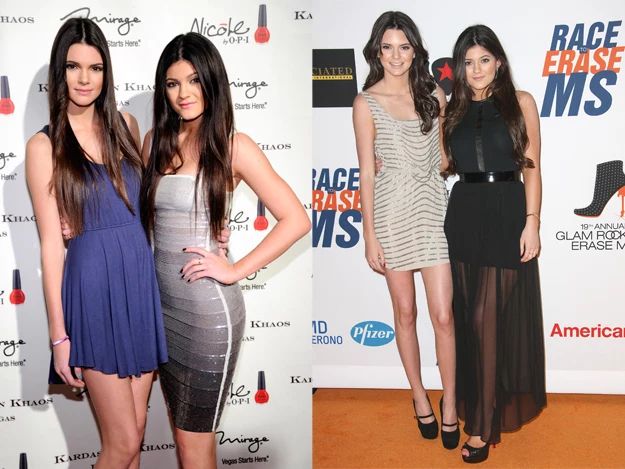 Kendall i Kylie. W wieku 14 lat Kendall wzięła udział w pierwszej sesji zdjęciowej. Półnagie i przepełnione erotyzmem zdjęcia wywołały burzę. Nastolatka się jednak nie przejęła. „Chcę być sławniejsza niż moja siostra Kim”, wyznała.