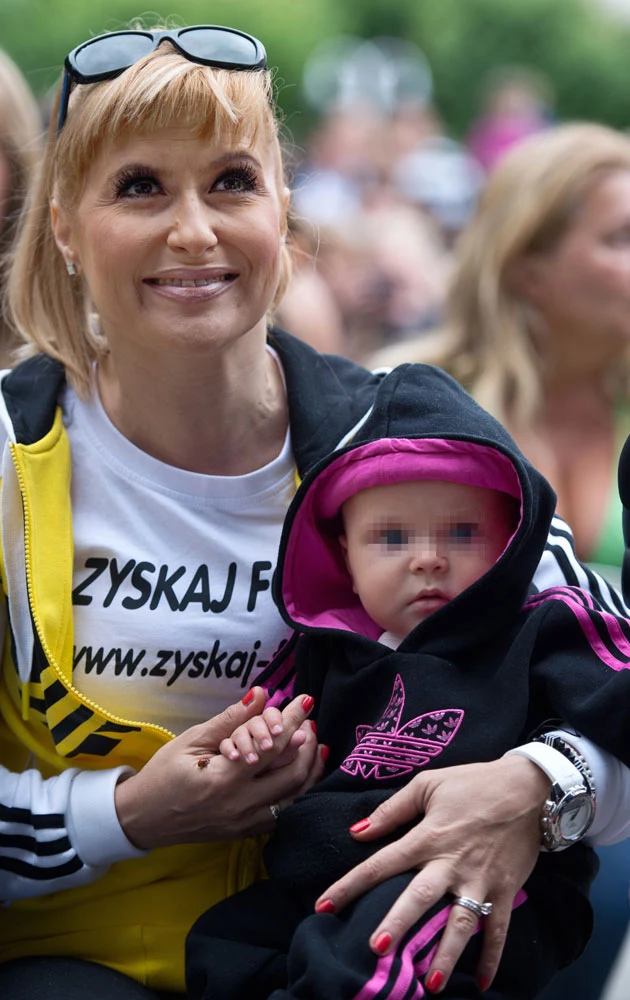 Kasia Skrzynecka z córką