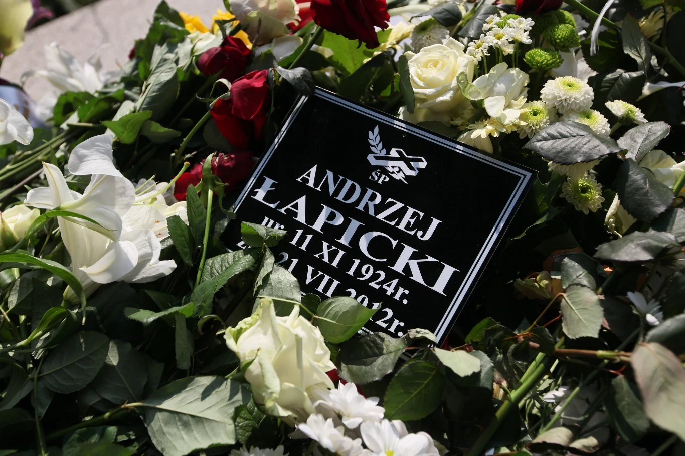 Pogrzeb Andrzeja Łapickiego Pogrzeb Andrzeja Łapickiego