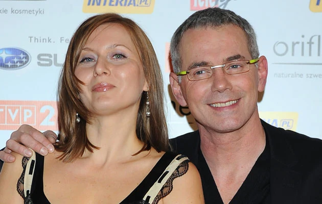 Robert Janowski z drugą żoną Katarzyną Dańską Robert Janowski z drugą żoną Katarzyną Dańską