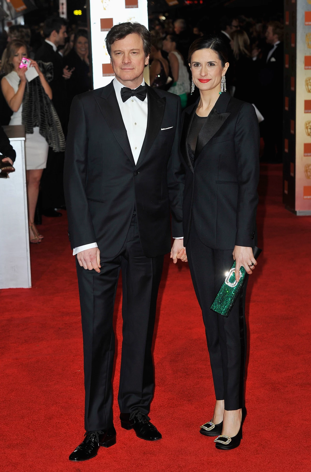 Aktor Colin Firth z żoną Livią Giuggioli Aktor Colin Firth z żoną Livią Giuggioli