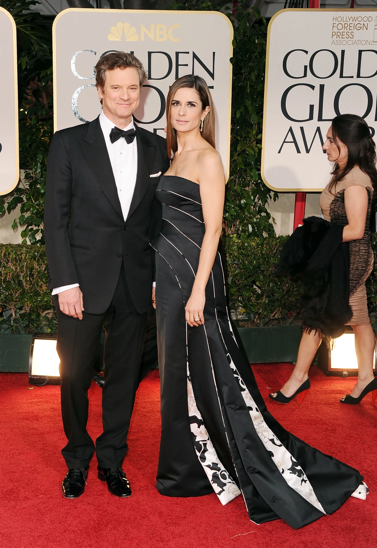 Aktor Colin Firth z żoną Livią Giuggioli Aktor Colin Firth z żoną Livią Giuggioli