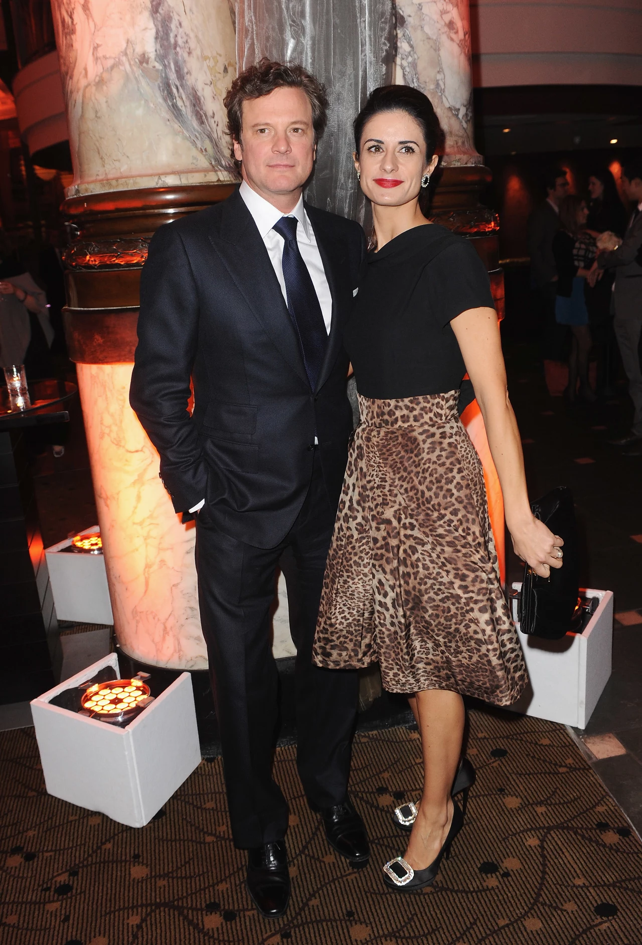 Aktor Colin Firth z żoną Livią Giuggioli Aktor Colin Firth z żoną Livią Giuggioli