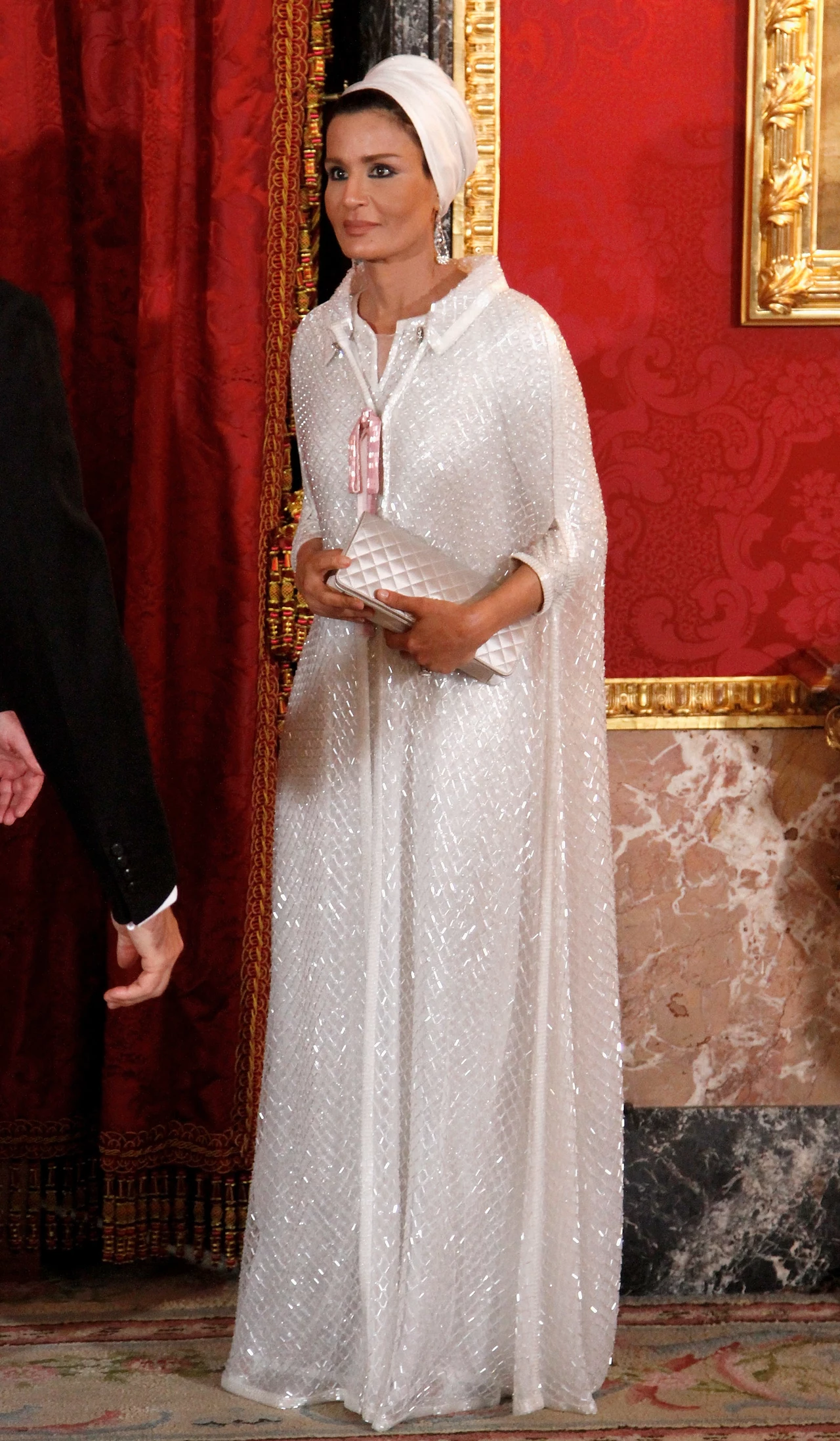 Królowa Sheikha Moza Bint Nasser, żona emira Kataru i współpracownik UNESCO Królowa Sheikha Moza Bint Nasser, żona emira Kataru i współpracownik UNESCO