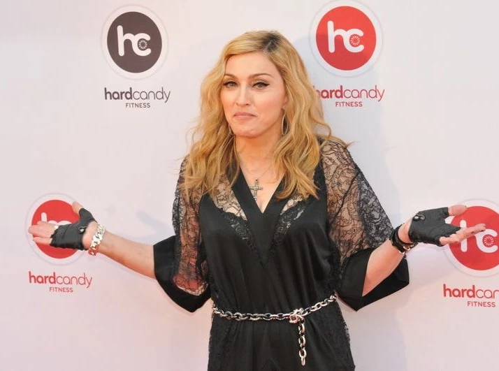 Madonna na otwarciu siłowni w Moskwie