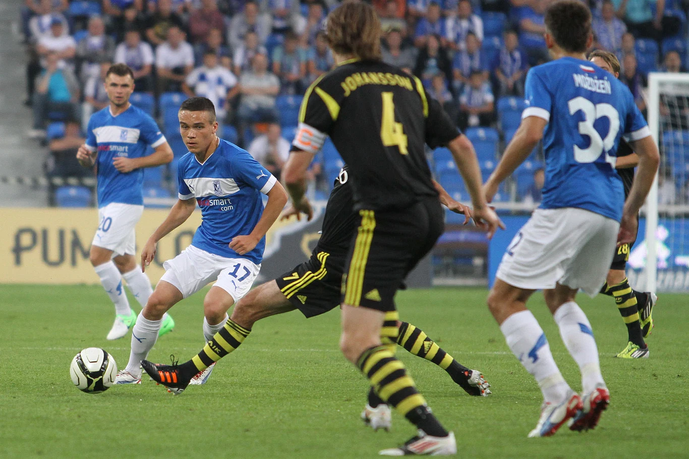 Piłkarze Lecha Poznań wygrali 1-0 z AIK Solna w meczu Ligi Europejskiej, ale awans wywalczyli Szwedzi, którzy w pierwszym spotkaniu pokonali "Kolejorza" 3-0. 