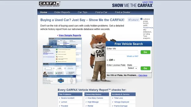 Raporty VIN aut z USA (CarFax, Autocheck) kryją nie tylko historię wypadków, ale często także zdjęcia z aukcji.