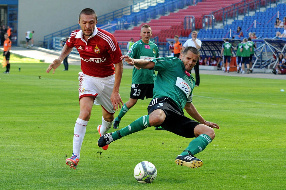 Zwycięskiego gola Wisła strzeliła w doliczonym czasie gry, a do siatki trafił Cwetan Genkow