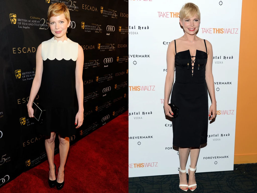 Michelle Williams uwielbia kobiece sukienki