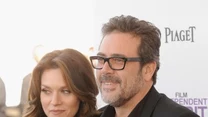 Jeffrey Dean Morgan ze swoją partnerką Hilarie Burton.