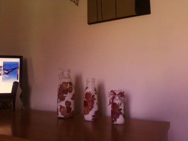mój salon- zestaw decoupage-wykonany własnoręcznie 