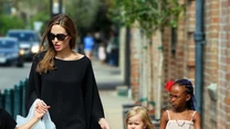 Angelina Jolie z córkami Zaharą i Vievienne