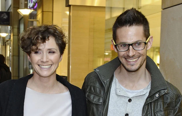 Monika Mrozowska z mężem Monika Mrozowska z mężem