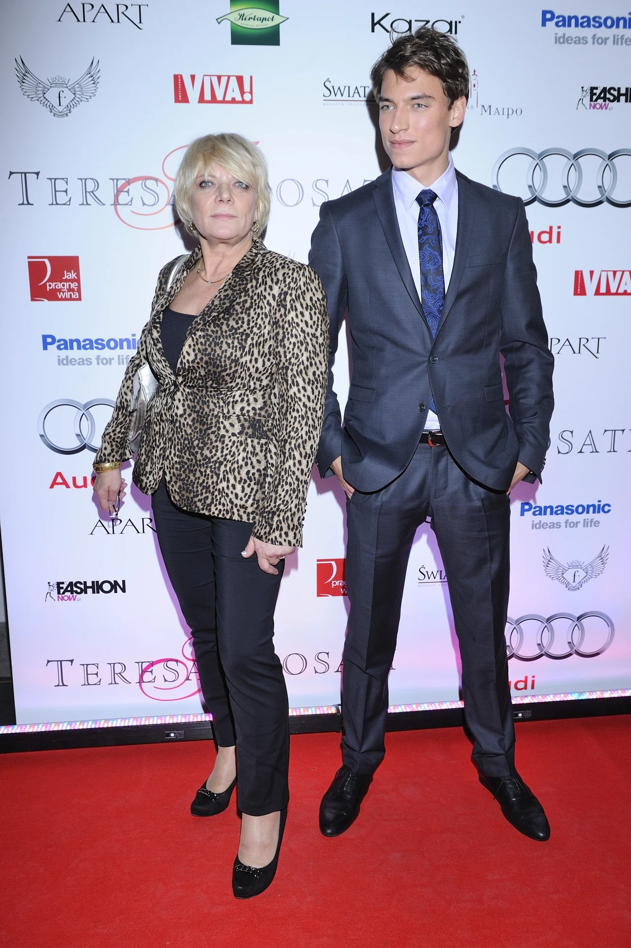 Dorota Stalińska z synem Pawłem Dorota Stalińska z synem Pawłem