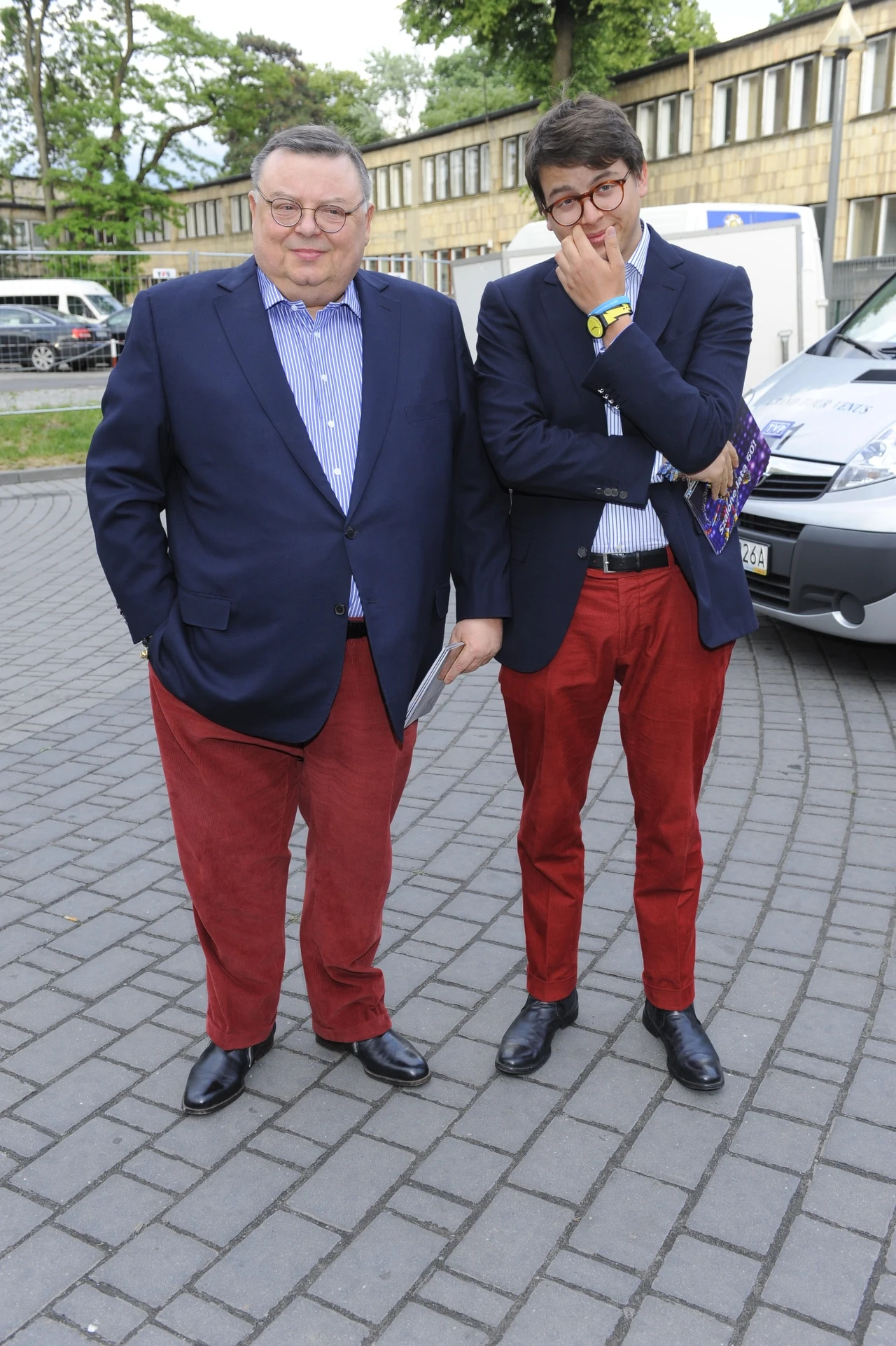 Wojciech Mann z synem Marcinem Wojciech Mann z synem Marcinem