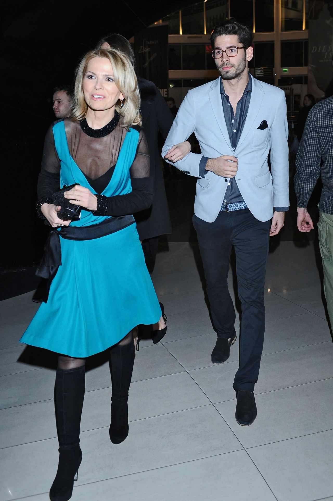 Anna Jurksztowicz z synem Radzimirem Dębskim Anna Jurksztowicz z synem Radzimirem Dębskim