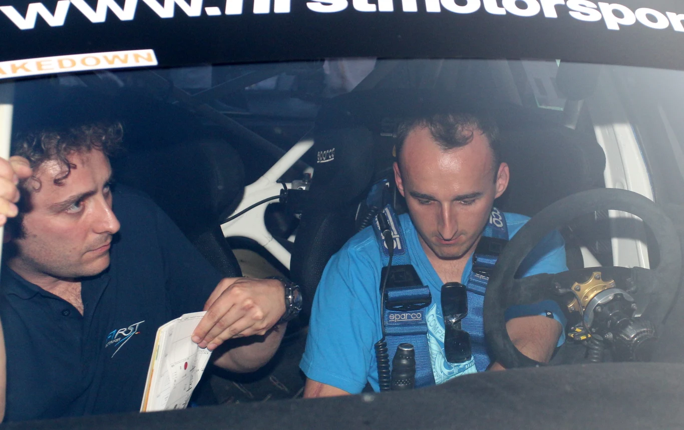 Robert Kubica na Ronde Gomitolo di Lana Robert Kubica na Ronde Gomitolo di Lana