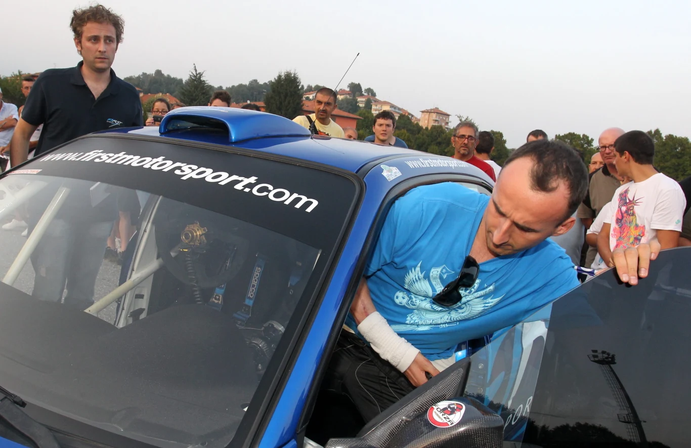 Robert Kubica na Ronde Gomitolo di Lana Robert Kubica na Ronde Gomitolo di Lana