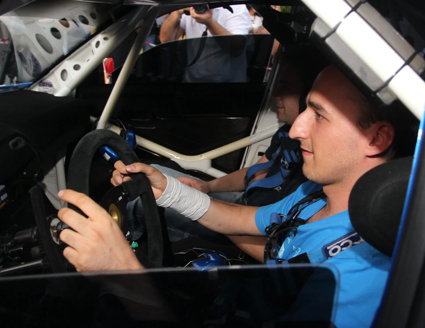 Robert Kubica na Ronde Gomitolo di Lana Robert Kubica na Ronde Gomitolo di Lana