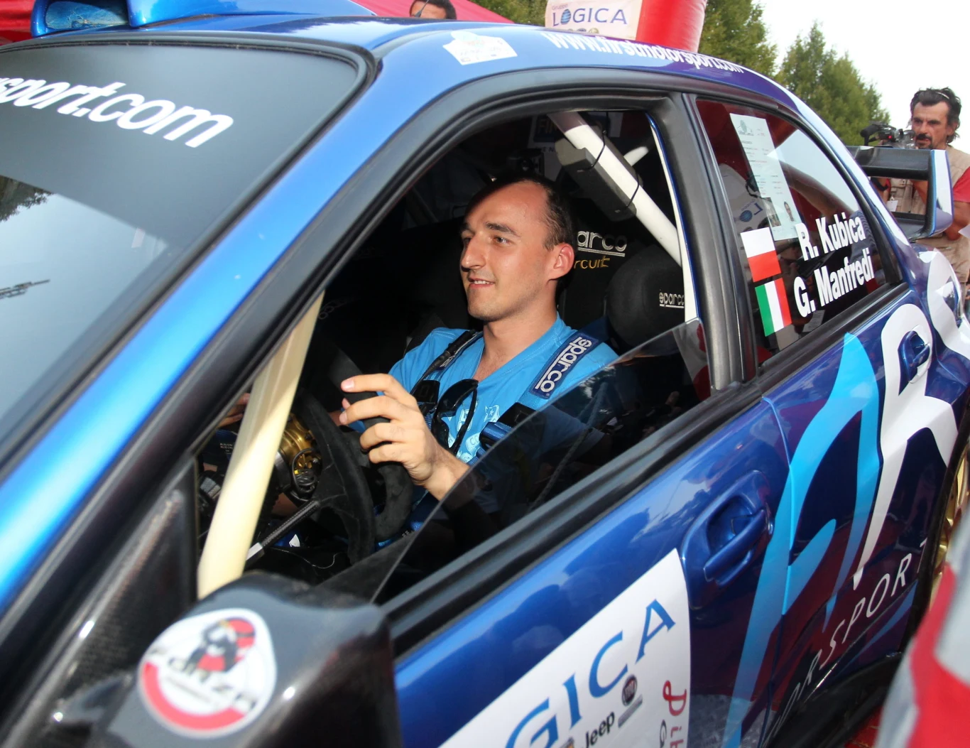 Robert Kubica na Ronde Gomitolo di Lana Robert Kubica na Ronde Gomitolo di Lana