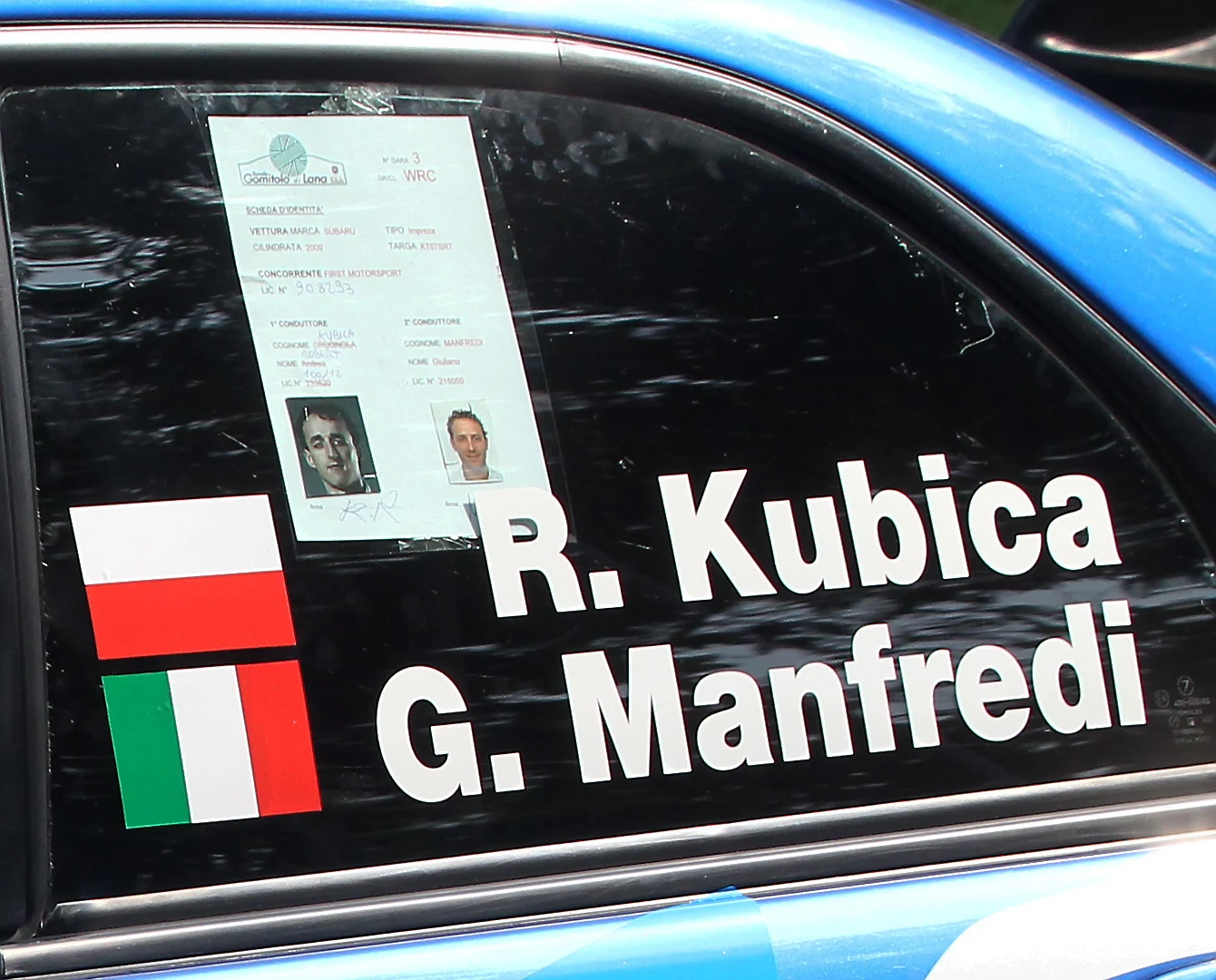 Robert Kubica na Ronde Gomitolo di Lana Robert Kubica na Ronde Gomitolo di Lana