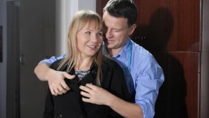 Żaneta (Anna Guzik) i Wojtek (Wojciech Błach) 