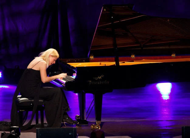 Valentina Lisitsa podczas koncertu w Royal Albert Hall