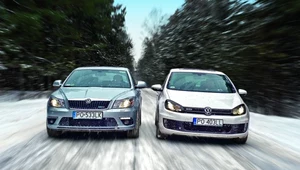 Skoda Octavia RS TDI, VW Golf GTD - porównanie