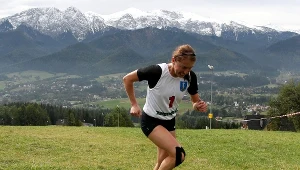 Justyna Kowalczyk podczas zawodów w Zakopanem.