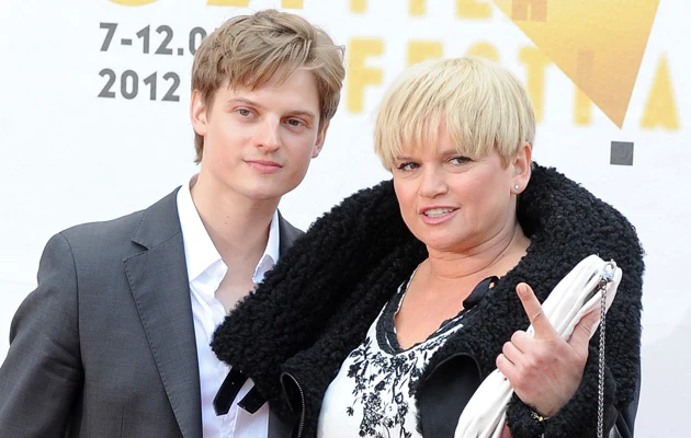 Katarzyna Figura z synem Aleksandrem