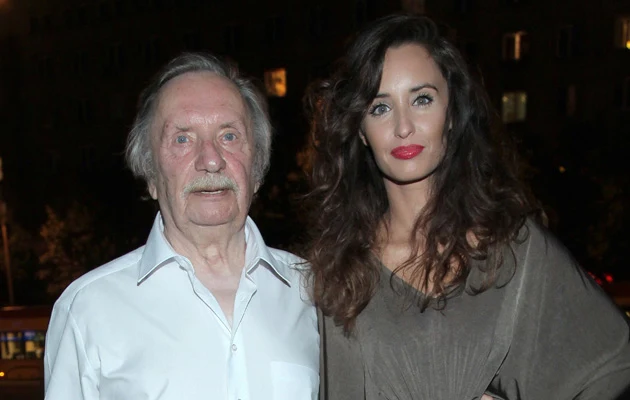 Wojciech Pokora z wnuczką Agatą Nizińską Wojciech Pokora z wnuczką Agatą Nizińską