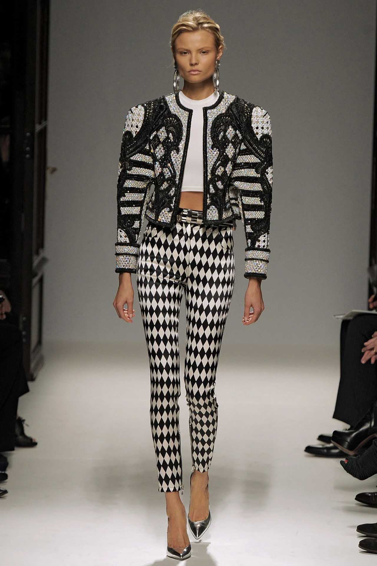 Magdalena Frąckowiak na pokazie Balmain Magdalena Frąckowiak na pokazie Balmain