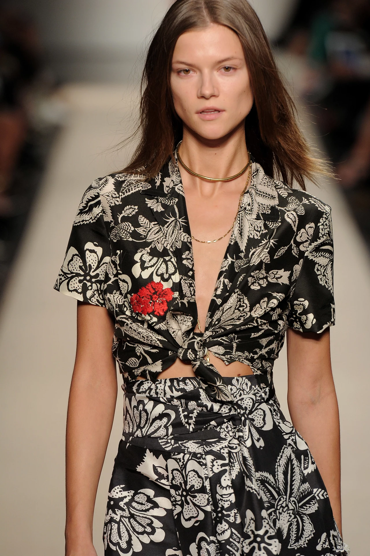 Kasia Struss na pokazie Marant Kasia Struss na pokazie Marant