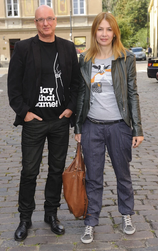 Grażyna Wolszczak z partnerem Cezarym Harasimowiczem Grażyna Wolszczak z partnerem Cezarym Harasimowiczem