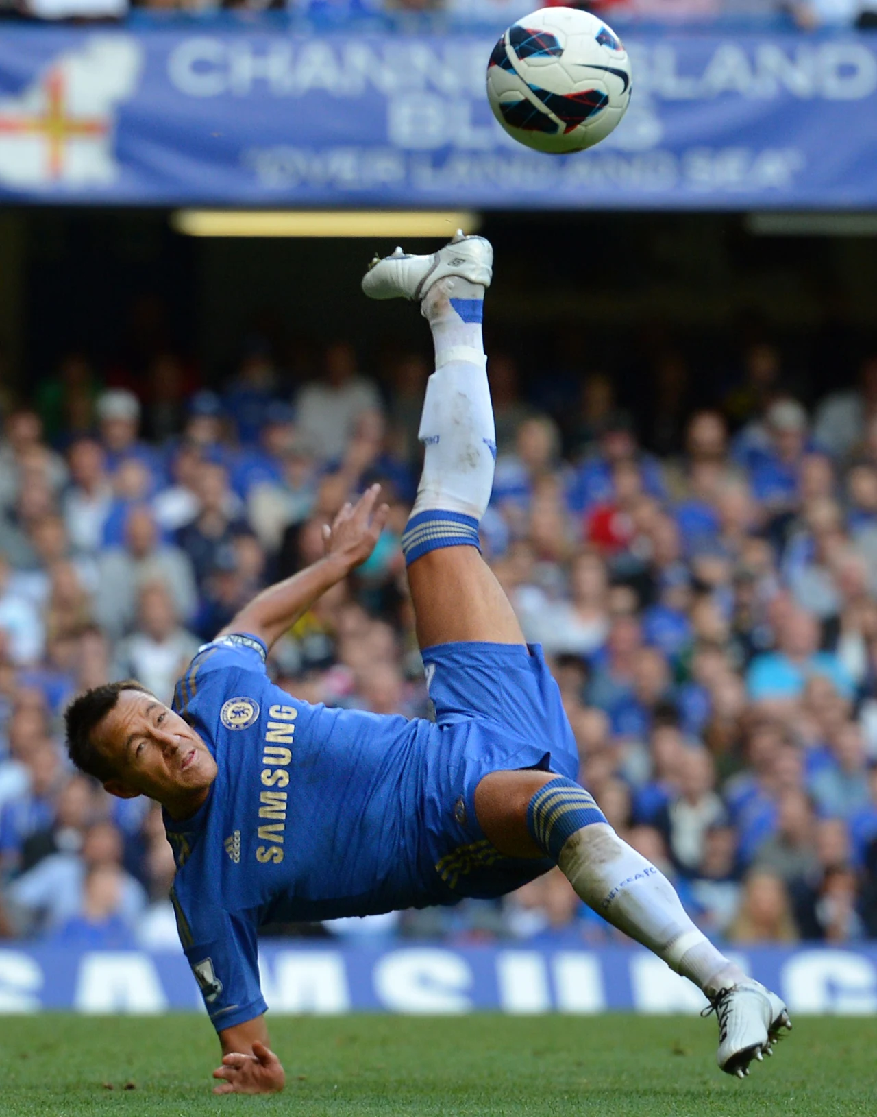 Kapitan Chelsea John Terry podczas meczu z Norwich City