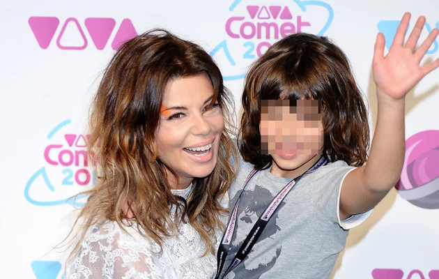 Edyta Górniak z synem na gali Viva Comet Edyta Górniak z synem na gali Viva Comet