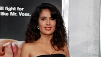 Salma Hayek w sukience projektu Valentino