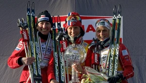 Justyna Kowalczyk, Marit Bjoergen i Therese Johaug