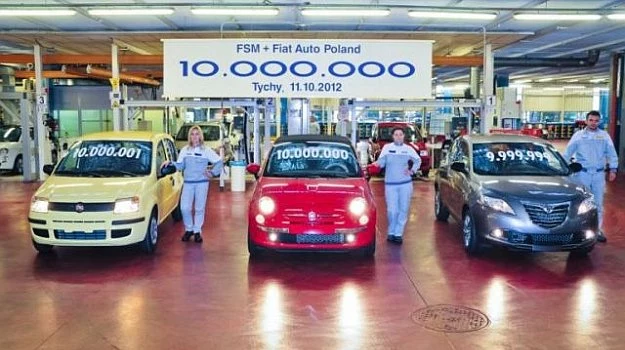 Jubileuszowym, 10-milionowym samochodem okazał się Fiat 500C 1.2 w kolorze czerwonym Rosso Corsa (wersja Lounge), przeznaczony dla klienta w Niemczech.