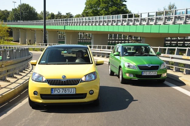 Pod względem przestronności małe Citigo nie odstaje od Fabii.