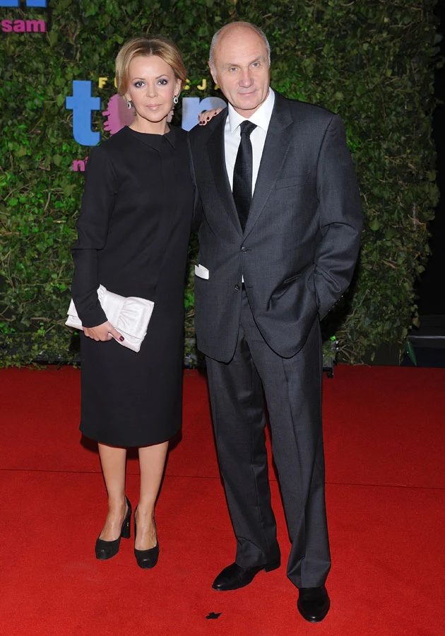 Justyna Pochanke z mężem Justyna Pochanke z mężem